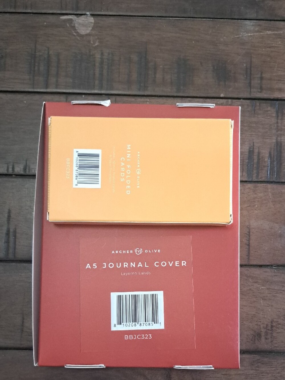 Archer & Olive Layered Lands Journal Cover And Mini Cards - Picture 6 of 6
